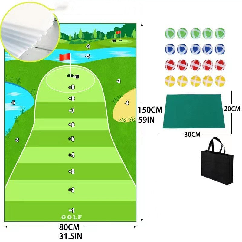 Indoor And Golfer Batting Pad Set Parent-child Interactive Leisure Outdoor Toys.